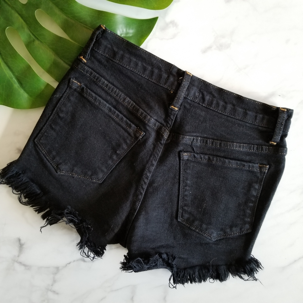 O2 Denim Distressed Shorts - Picture 2 of 4